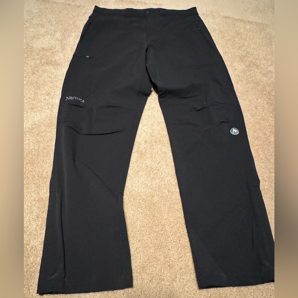 Marmot softshell pants black men’s 36 short ski hike